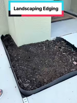 Not only traps in the mulch but looks really good! #landscapedesign #landscapingideas #edging #landscapeedging #yardwork 