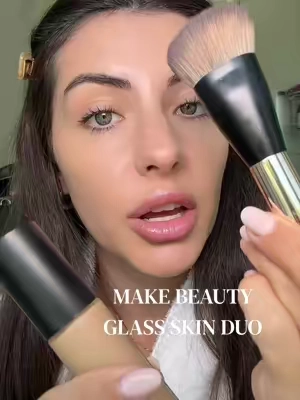 Wearing shade 2🖤 @Shop MAKE Beauty #Makebeauty #skintint #glassskin #glowymakeup #tiktokshopcreatorpicks 