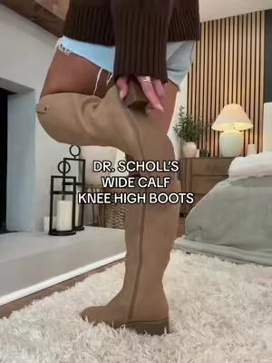 Finally, a pair of white calf, friendly, knee-high boots that won’t get stuck on your calves!! And they are true to size! #tiktokshopcreatorpicks #TikTokshopbacktoschool #kneehighboots #widecalfboots #widecalfkneehighboots 