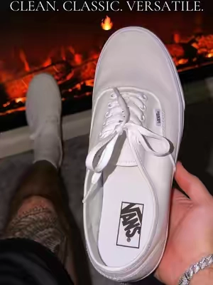 The True White Vans are just ridiculously clean 🥶🔥 Crisp, timeless + one of those shoes that goes with basically anything. 👟💨 A true everyday classic that never goes out of style. Most Loved on TikTok Shop with multiple colorways available. FREE 3-day delivery 📦⚡@Tillys #vans #mensfashion #mensstyle #menshoes #TikTokShopFinds 