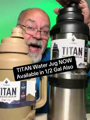 Vacuum-Insulated Water Bottle with Grip Handle, 2.3L (78 oz) 0,6 Gal  Water Jug 120 hrs Cold with Ice & 48 hrs Hot for coco, coffee, or even soup! #waterbottle #waterjug Take with you #camping #work #fishing