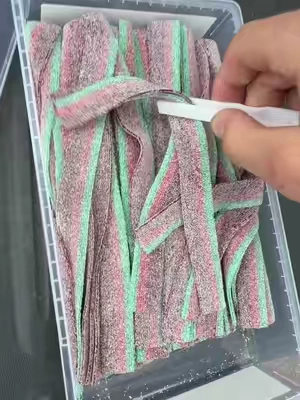 Thai is a lot of sour candy wow #candy #sour 
