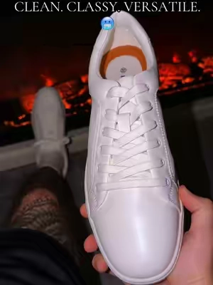 The white pair is ridiculously clean 🥶⚡ That perfect mix of a dress shoe + casual sneaker with an elevated look you can actually wear every day. 👟 Clean, comfortable and easy to dress up or down. Massively discounted, super affordable + FREE 3-day delivery 📦💨@BRUNO MARC #menshoes #mensfashion #mensstyle #oldmoneystyle #TikTokShopFinds 