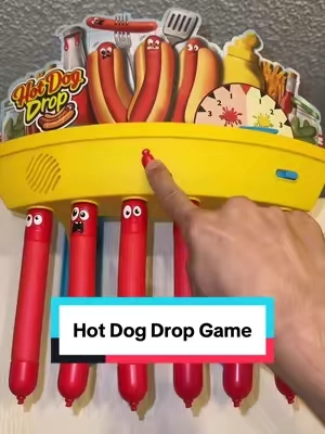 Great board game for game night and family night!! Hot Dog Drop Game #tiktokshopcreatorpicks #familygames #GameNight #familynight #familygamenight
