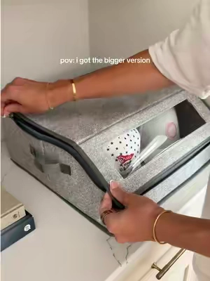 Replying to @Dani 💕 Mama | UGC Creator If your hats are taking over your closet, these large stackable organizers are a GAME CHANGER 🙌🏼 Keeps everything upright, protected, and easy to see. #TikTokShop #HatStorage #ClosetOrganization #OrganizationHacks #HomeFinds 