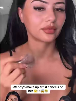 She looks cuteee 🥰💞😍   Wendy’s make up artist cancels on her 🫣👀😱😭 #fypシ゚viral #wendyortiz #wendolynortiz #streamerprom #grwm 