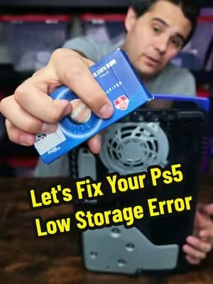 Let's Fix Your Ps5 Low Storage Error so your ready for the new gta6 drop  #ps5 #upgrade #storage #TikTokshopbacktoschool #backtoschool 