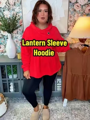 A lantern sleeve hoodie?! Say less!!! I love how comfy this is, but slightly more elevated than your average hoodie!! I’m a TTS large wearing the large. 😍 @Fisoew Clothing Co. #hoodie #leggingsoutfit #fallfashioninspo #fisoew #ttsacl 