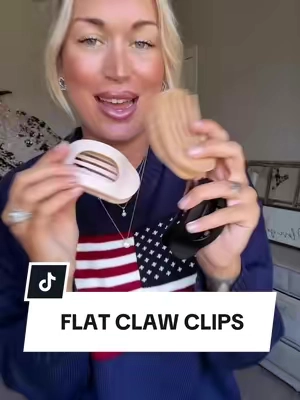 Hurry & snag these while they are in stock! ✨ #flatclawclips #hairstyle #clawclip #womenshair #fyp 