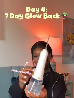 Your toothbrush can’t reach everything 🪥Add water flossing to help clean between teeth and along the gumline 🦷 #waterflosser #waterfloss #gurunanda #backtoschoolshopping #backtoschoolhaul  