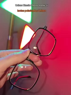 Unisex Classic Photochromic Li#TikTokShopBlackFriday #TikTokShopCreatorPick #lentespolarizados #glasesphotochromic  #lentesparaleer 
