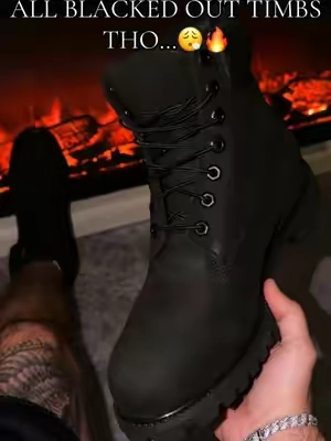 The All-Black Timbs are TUFF 🥶🔥 Rugged, clean + completely blacked out for that darker, more elevated look. 🥾⚡ Easy to build a fit around and perfect when you want something masculine, versatile and timeless. These just look TOO clean! Free 3 day shipping with them to!😮‍💨🔥@Timberland #timberland #timberlandboots #mensfashion #mensstyle #TikTokShopFinds 