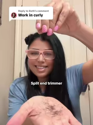 Replying to @Beth split end trimmer #splitends #hairtrimmer  @Tiktokshopfinds 