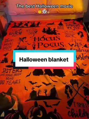 The best Halloween movie 🎃👻🧹#halloween #halloween2026 #blanket #TikTokshopbacktoschool #sohochic 