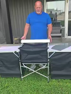 Camping Kitchen Table #camping #hunting #campinglife #outdoorlife #youthsports 