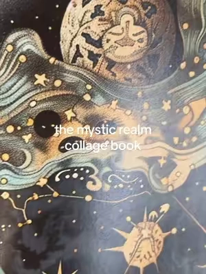 this book is filled with dreamy pages perfect for journaling, scrapbooking, collaging and all your cozy creative projects 🖤 #scrapbooking #junkjournal #crafts #tarot #astrology 