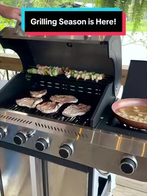 Propane grills make cooking outdoors, a breeze. With Electric start and multiple burner configurations, you’re bound to find the perfect fit! You don’t have to wait until cool weather gets here, go ahead and get prepared now. Game day is not too far away! #grill #propanegrill #outdoorcooking #fall #thrivingcountry 