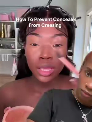 Had to try this for myself because if this actually keeps my concealer from creasing, I’m sold. #KimChiChicBeauty #PuffPuffPass #MakeupHack #ConcealerTips #TikTokBeauty