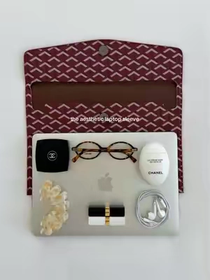 #laptopsleeve #laptopaccessories #aestheticsetup #techaccessories #girlythings