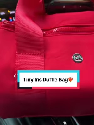 😍🔥🔥  #dufflebag #irisandrainbow #crossbodybag #redbag #minibag @Rainbow Boutique LLC 