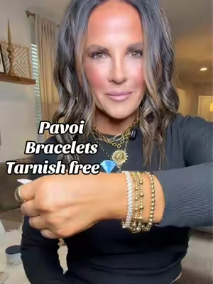 If you are in need of a bracelet stack. I got you girl. I love pairing my tennis bracelet with the three beaded 14 karat gold bracelet set from Pavoi.  #fyp #bracelet #goldbracelet #tennisbracelet #creatorsearchinsights 
