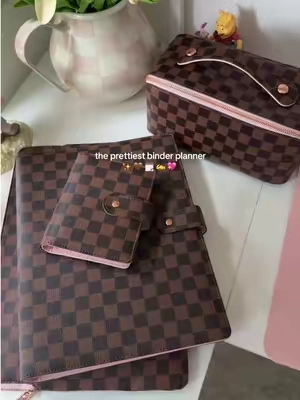 It’s giving luxury without the luxury price! ✨ obsessed with how pretty this binder planner is 😍 #planner  #dailyplanner #bougieonabudget #dailyritmo #binderplanner  