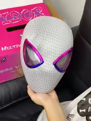 She said this was the best birthday gift he received.#fyp #tiktokshop #birthdaygift #mask #spidergwen 