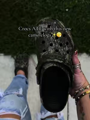 Crocs Realtree camouflage slip on clogs @Crocs 