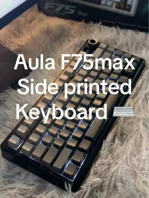 Keys So Smooth 🤌#keyboard #aulaf75max #gamingkeyboard #office #tiktokshopblackfridaysale 