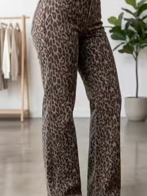 #risenjeans #leopardjeans #womensjeans 