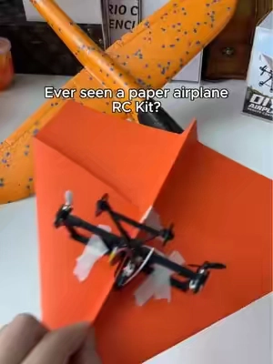 RC Paper Airplane Kit.A paper airplane you actually fly with a remote!#TikTokshopbacktoschool #rcplane #giftforkids #paperplanes #rctoy 