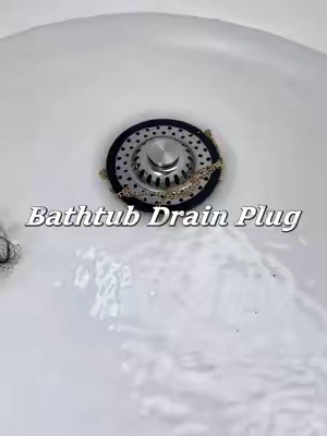 Everyone Is Replacing Their Drain With This #amazonfinds #summervibe #BathtubUpgrade #bathroom #bathtubdrainstopper 