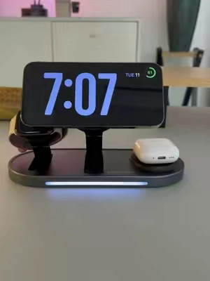 Phone Overheating While Wireless Charging? Problem Solved! #dualphonecharger #coolingwirelesscharger #tecactivecooling #magsafestand #travelcharger 