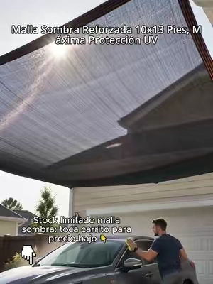 Don’t let brutal summer sun ruin your backyard fun, burn your garden plants or fade your car paint. This heavy‑duty shade net blocks harsh UV rays, stands up to all weather conditions. Use it for vegetable gardens, car coverage, patio hangouts and outdoor gathering areas. Low‑maintenance & super easy to set up. Limited‑time deal going on right now, stock is moving fast. #BackyardEssentials #GardenHacks #SummerMustHave #OutdoorLiving #TikTokShopFinds