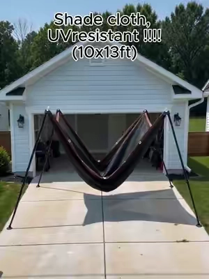 The easiest and most budget-friendly way to protect your yard #sunshadenet #outdoornet #summerwins #shadenet #GardenShade