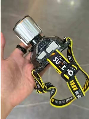 Linterna frontal LED, linterna frontal impermeable rechargeable por USB para exploracion, camping al aire libre. Muy bonita recomendada #led #flashlight #lights #headlamp #tools