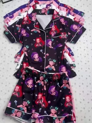 Omg!!Super cuteee!!🥰#pajamas #pajamaset #kpop #kidswear #comfortable #2pieceset #sleepwear #spotlightfinds #summerwins 