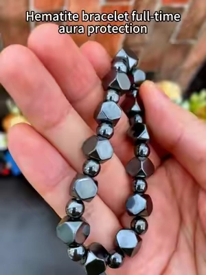 Don’t let bad energy drain you, grab this hematite protection bracelet✨#tiktokshopsummersale#TikTokshopbacktoschool#bracelets#protection#lawofattraction 
