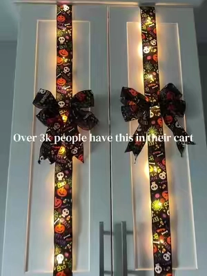 These were a must have!! @KEANGOE #cabinetbows #halloween #halloweendecor #halloweendecorations #homedecor 