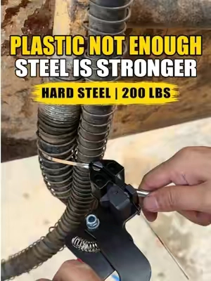304 stainless zip ties. 200 lbs tensile. Stronger than plastic. 100 ties plus pliers. #ZipTiePliers #StainlessZipTies #MetalZipTies #CableTies #cablemanagement