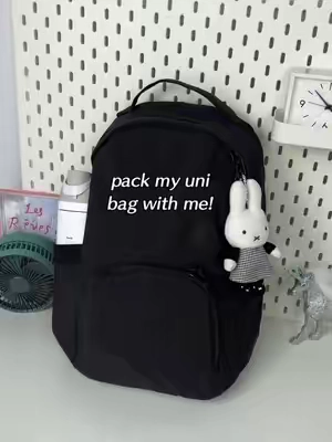 My new uni backpack🌟so spacious and comfy📚#bagsmart #TikTokshopbacktoschool #sohochic #schoolbackpack #backpack 