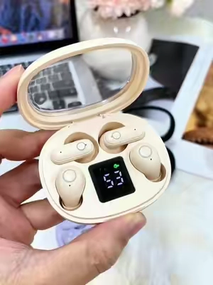 1, 2, 3, 4… Wait, TWO Pairs in One Case?! 😳#SleepEarbuds #TinyEarbuds #WirelessEarbuds #tiktokmademebuyit #TikTokShop