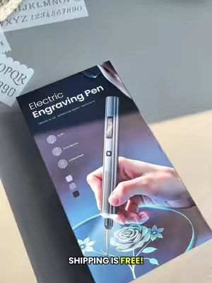 ✂️ Keep your money and make your own personalized presents 🎁👏 Why throw cash at expensive engraving shops? This cordless engraving pen is pure gold for any DIY project 🪚 #herramientas #DIY #grabado #taller #mecanicos 