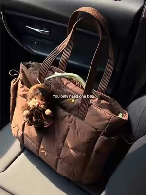 Perfect tote bag for work/college🤎especially for teachers✨#bagsmart #TikTokshopbacktoschool #teacherbag #collegebag #unibag 