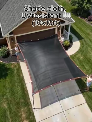 The easiest and most budget-friendly way to protect your yard #sunshadenet #outdoornet #summerwins #shadenet #GardenShade