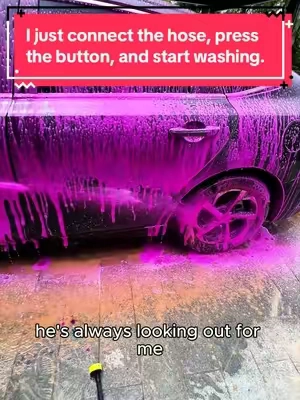 The easiest way to clean your car without a water connection. #PortableWasher #CarCleaning #OutdoorTools #DIYHack#tiktokshop 