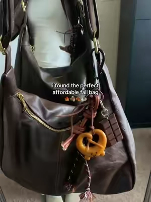the perfect bag for fall #shoulderbag #bag #brownbag #fashionfinds #tiktokshopcreatorpicks