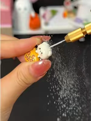 If you love making custom charms, this little USB drill is such a handy tool to have. 👍Quick holes, less mess, and so easy to use.🥰🥰🥰 #DIYProjects #CustomKeychains #CraftingTools #DIYIdeas #TikTokMadeMeBuylt