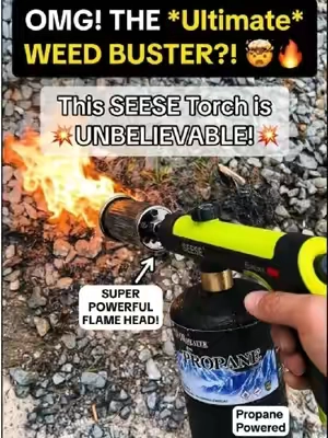 A high-powered torch that can handle any extreme weather —perfect for BBQs,camping,and more!#Cooking #flamethrowers #fire#propanetorch #tiktokshop 