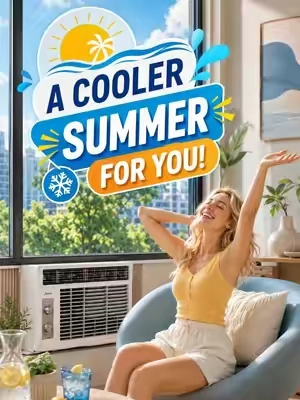 🔥 Year-End Clearance! Miss it and wait until next year! #tiktokmademebuyit #WeeklyDeals #AC #airconditioner #TikTokshopbacktoschool 